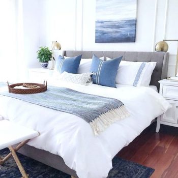 15 όμορφα υπνοδωμάτια σε καλοκαιρινές μπλε αποχρώσεις