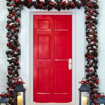 Χριστουγεννιάτικη διακόσμηση: 35+1 όμορφες ιδέες για την πόρτα εισόδου