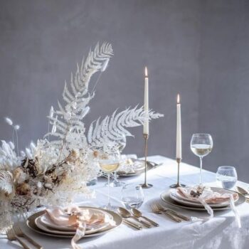 7 όμορφες ιδέες Χριστουγεννιάτικης διακόσμησης για ένα elegant γιορτινό τραπέζι